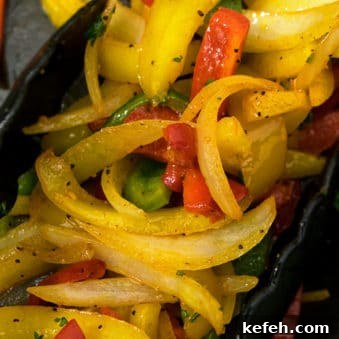 Easy Vegetable Fajitas Recipe (One Pan)