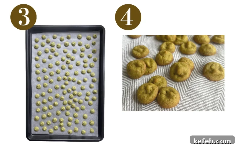 Spinach and Apple Baby Puffs — Homemade Toddler Snack Recipe 5 Steps to make spinach puffs. Specifics provided in recipe card.