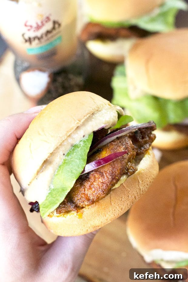 Juicy Chicken Shawarma Sliders with Garlic Sauce 3 Chicken Shawarma Sliders close-up