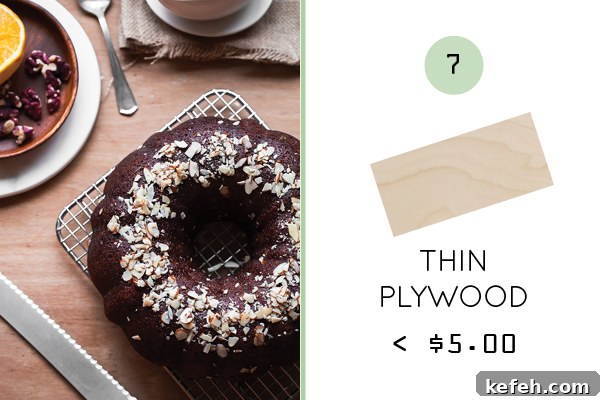 Food Photography on Wood Background
