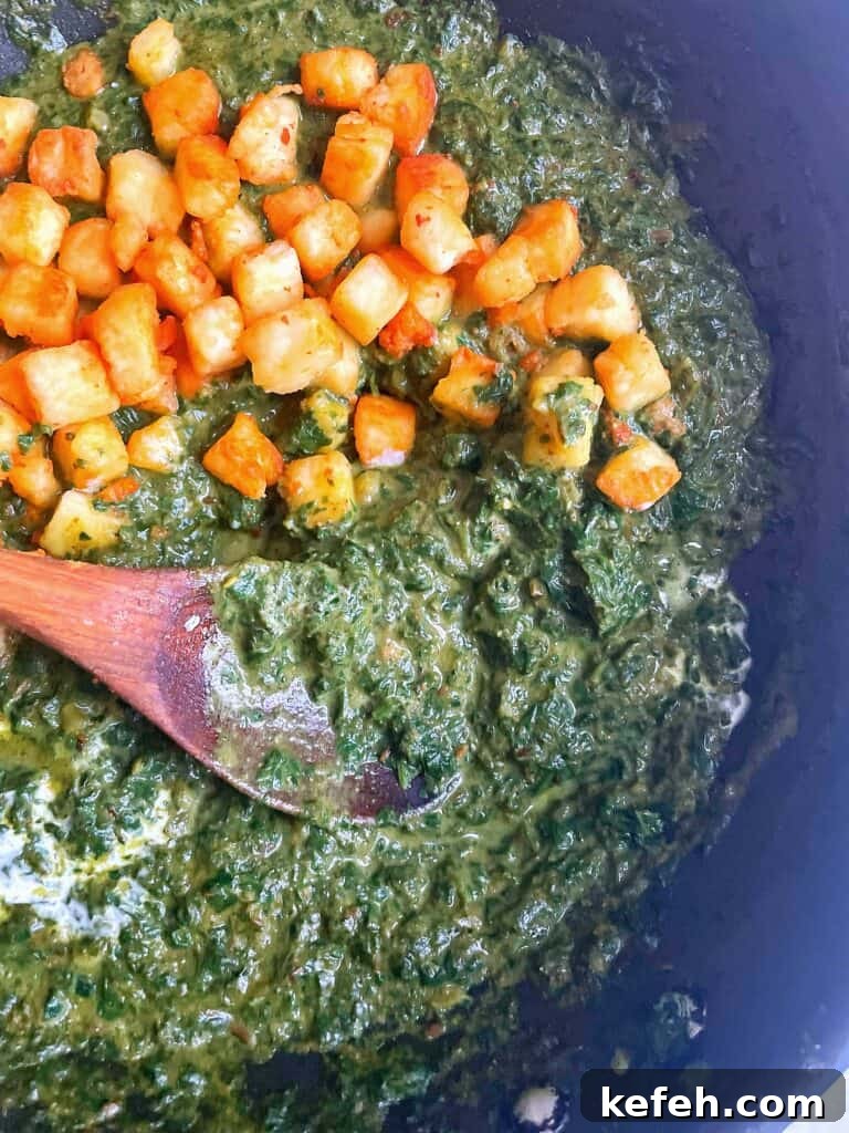 The BEST Saag Paneer 12