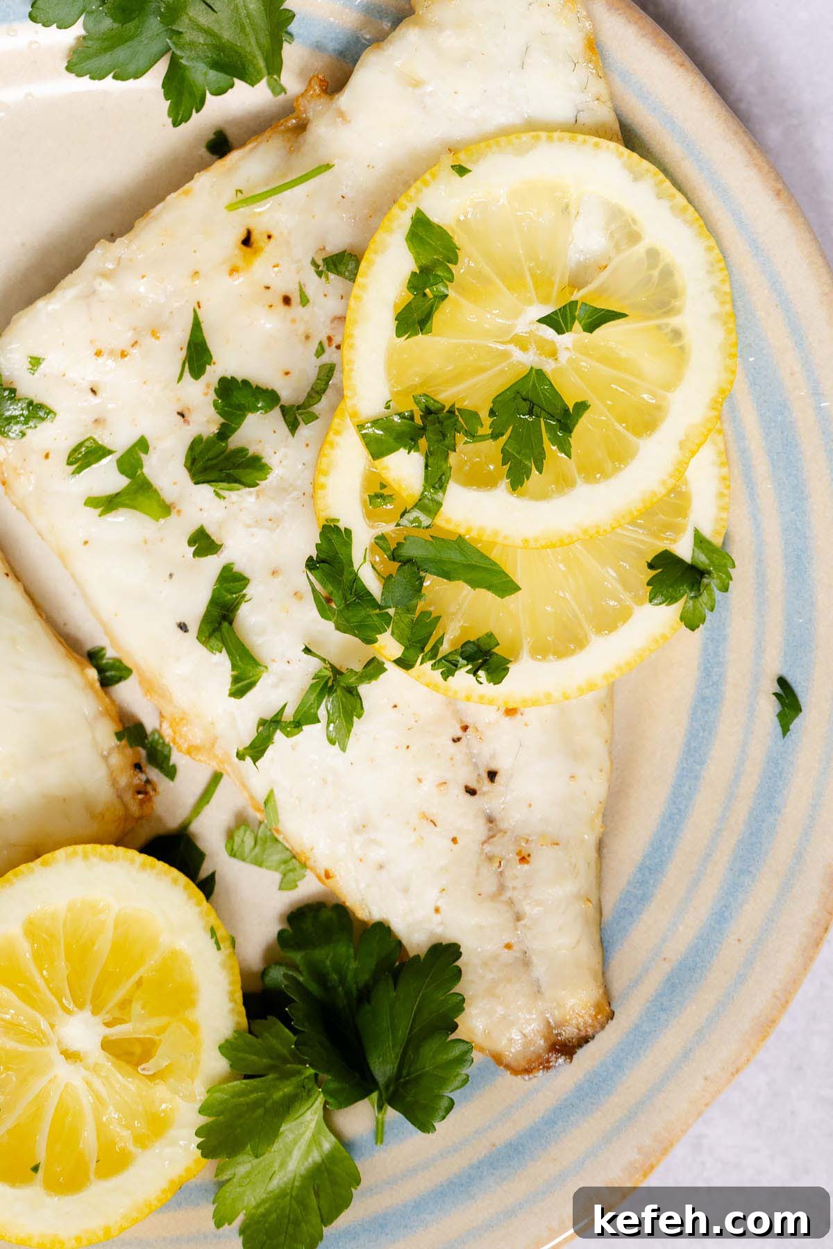 Crispy Air-Fryer Sea Bream Fillets with Lemon 8 Air fryer sea bream fillets with lemon and parsley