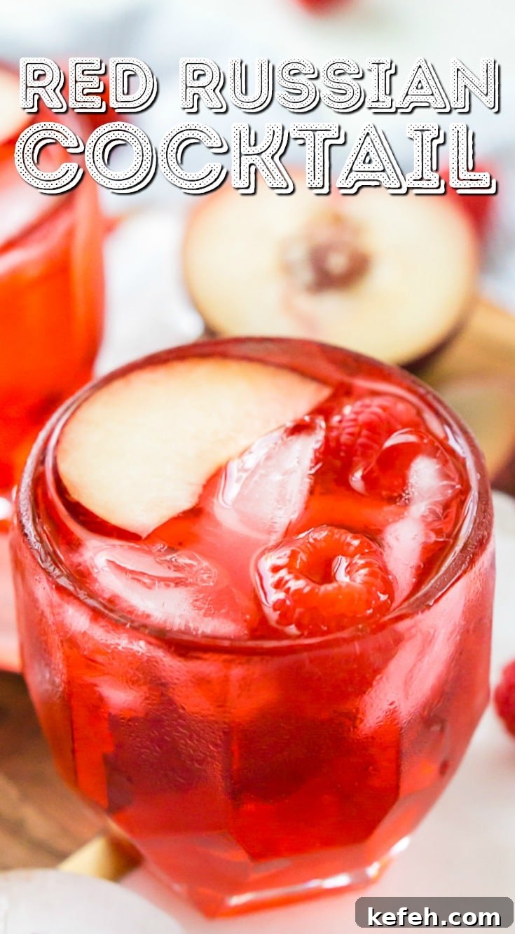 Red Russian Cocktail photo
