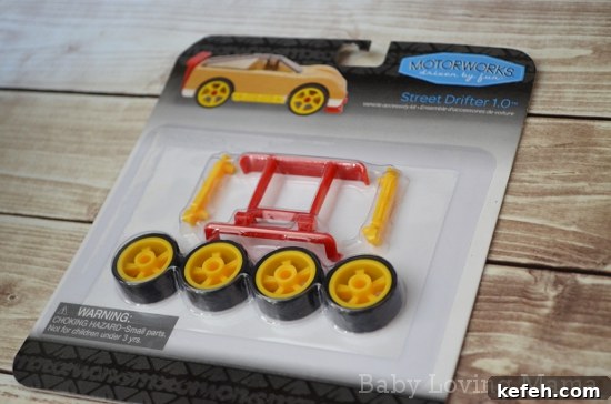 Motorworks Wooden Vehicles: Customizable Toys & Tri-Level Garage Review and Giveaway 4 Motorworks Custom Wood Vehicle Toys Street Drifter Accessory Pack