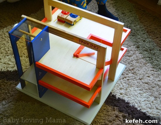 Motorworks Wooden Vehicles: Customizable Toys & Tri-Level Garage Review and Giveaway 6 Motorworks Customizeable Wooden Toy vehicles and Garage