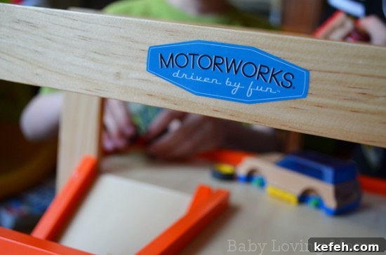 Motorworks Wooden Vehicles: Customizable Toys & Tri-Level Garage Review and Giveaway 10 Motorworks Customizeable Wooden Toy vehicles and Garage 5