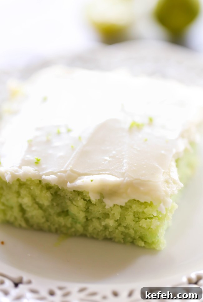 Zesty Key Lime Sheet Cake Recipe for Crowd-Pleasing Dessert 4 This Key Lime Sheet Cake is a tart and sweet cake with a delicious creamy frosting. It has a light and refreshing flavor and is loved by all who try it! If you love the citrusy flavors, then this cake is for you!
