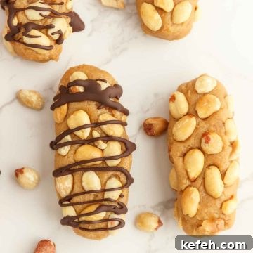 A keto payday bar with peanuts.