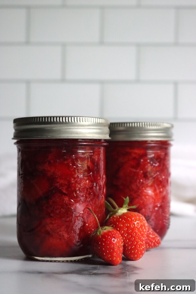 Strawberry Jam made with Pomona's Pectin