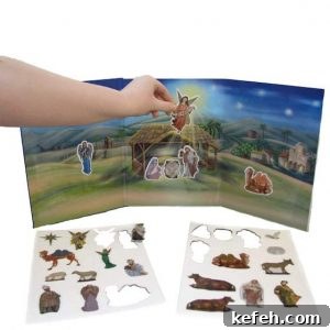 Kurt Adler Magnetic Nativity Set