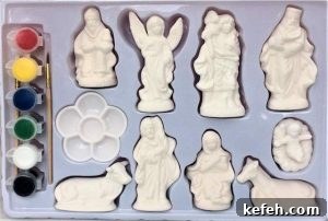 Nativity painting kit for kids