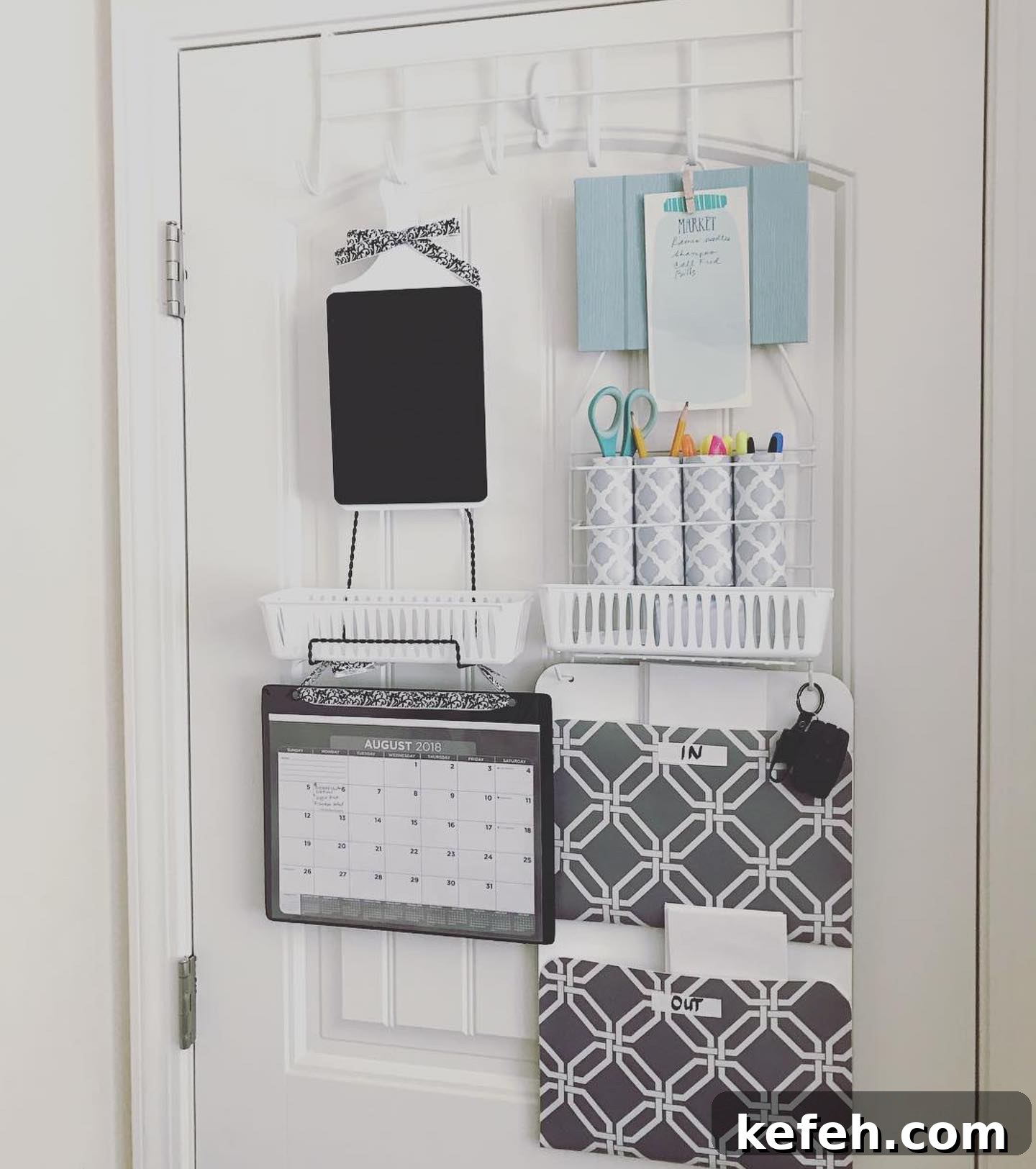 1. Back of Door Command Center Organizing