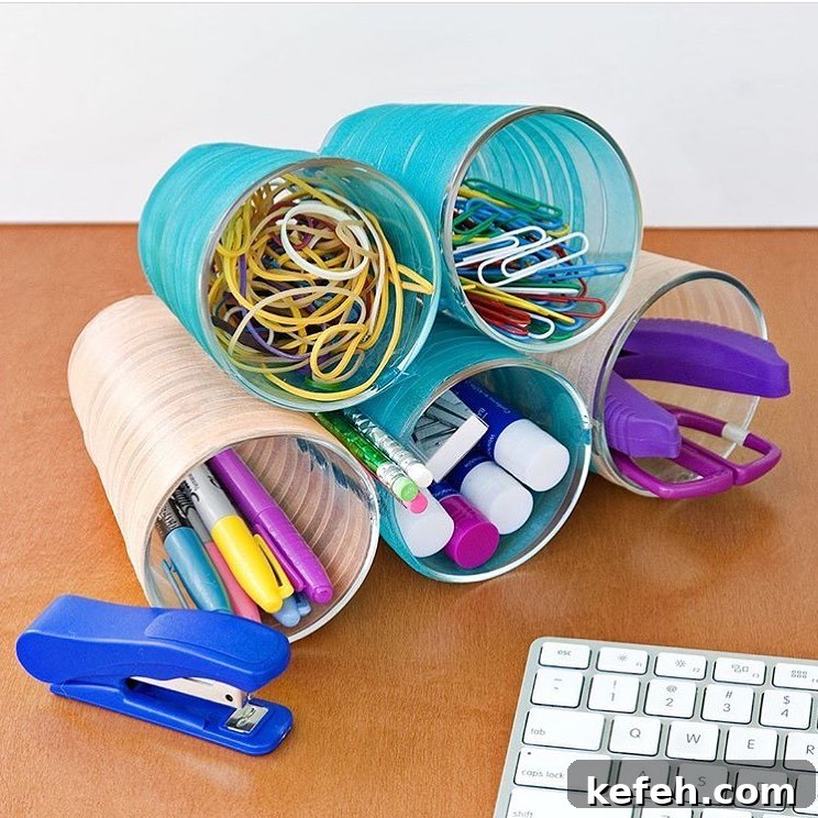 21. Stationery Organizing