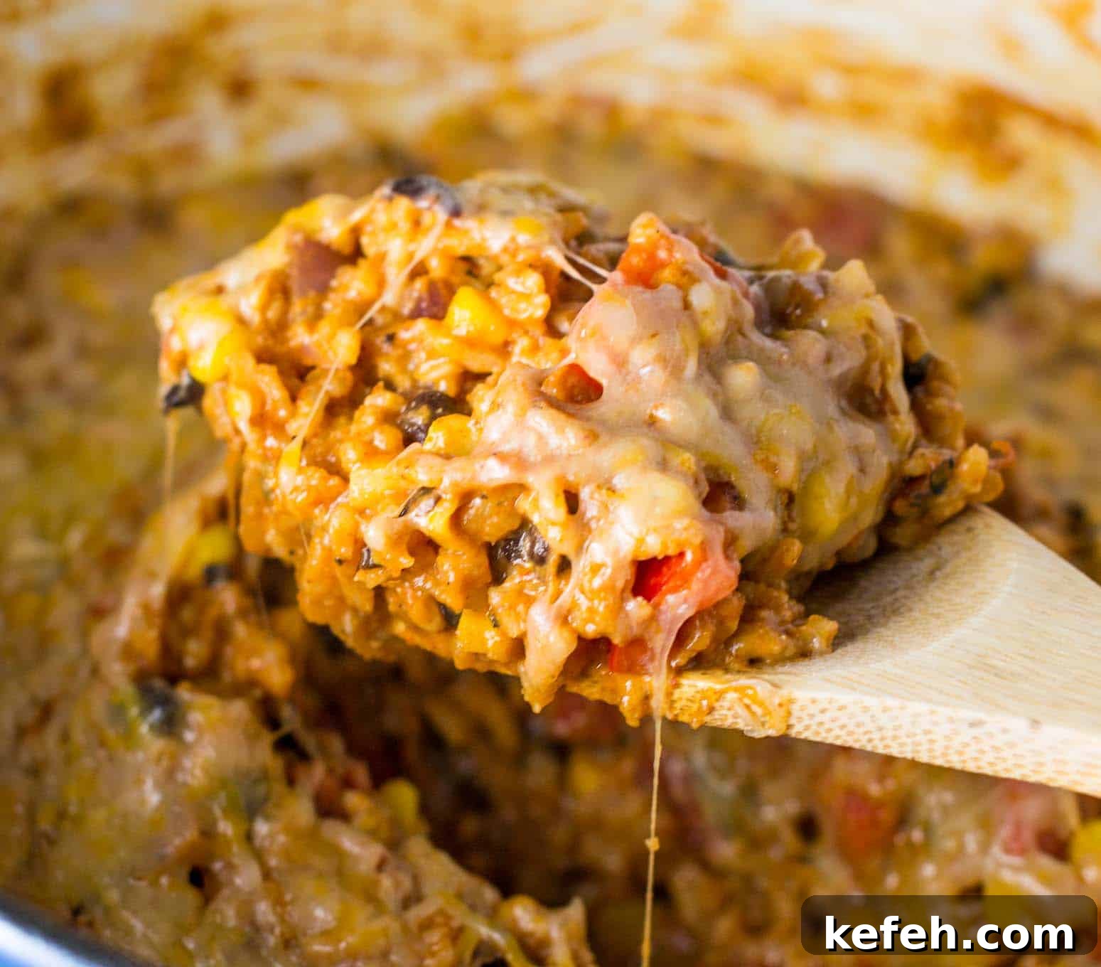Cheesy Vegetarian Mexican Casserole with Black Beans and Corn 3 vegetarian mexican casserole
