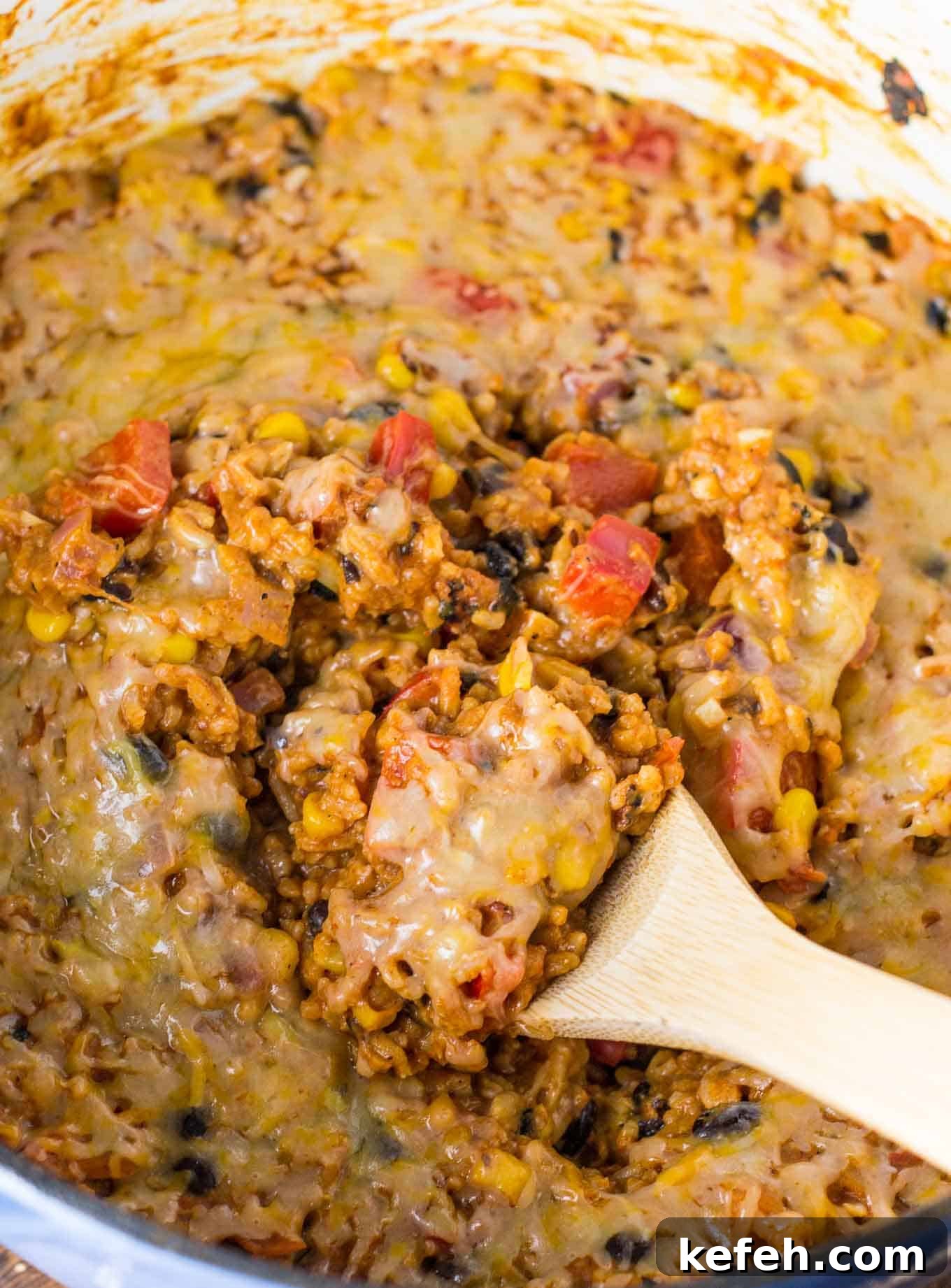 Cheesy Vegetarian Mexican Casserole with Black Beans and Corn 8 vegetarian mexican recipes