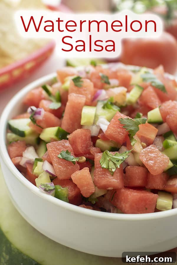 Text on image Watermelon Salsa