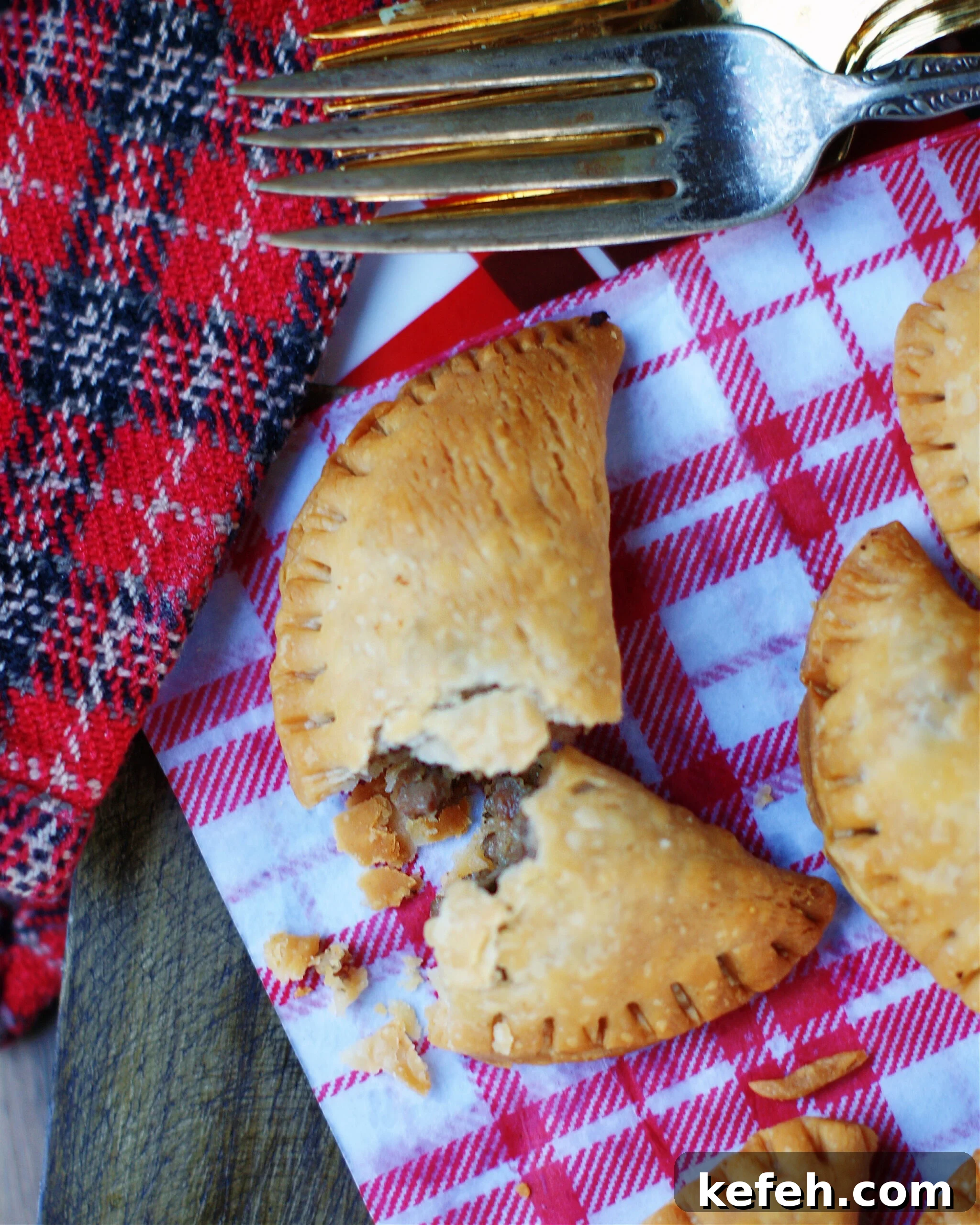 short cut natchitoches meat pies made in the air fryer with crisp, golden crust.