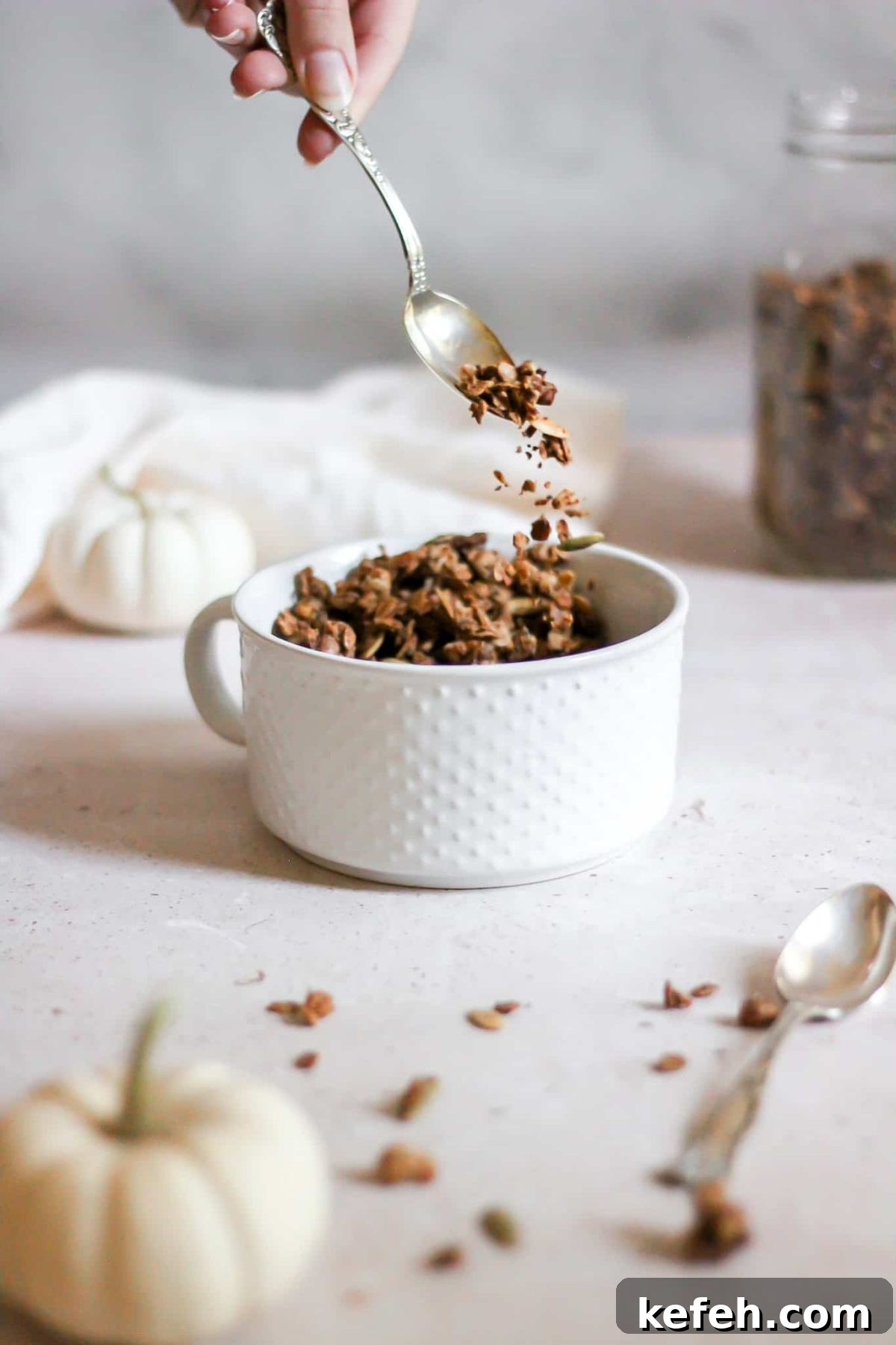 Naturally Sweetened Pumpkin Granola