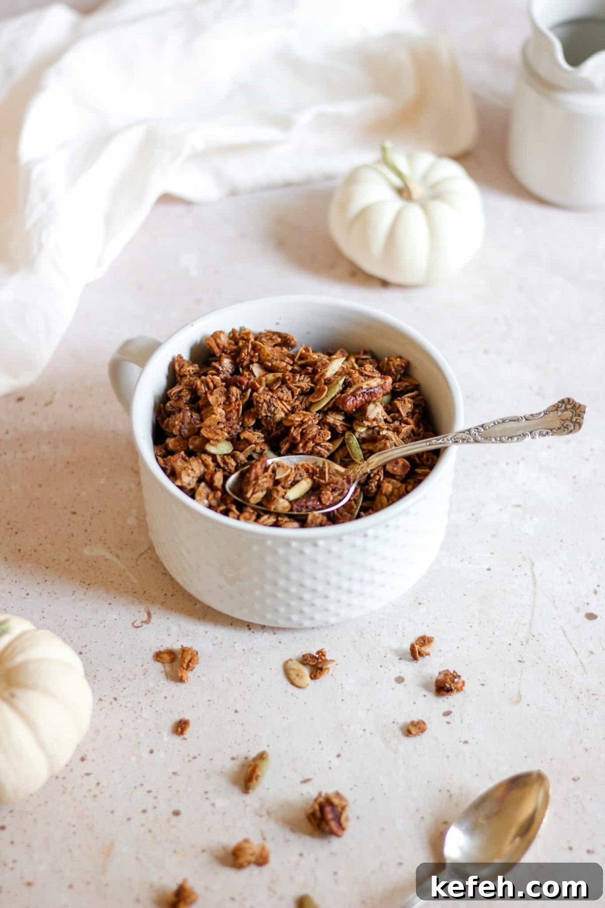 Naturally Sweetened Pumpkin Spice Granola
