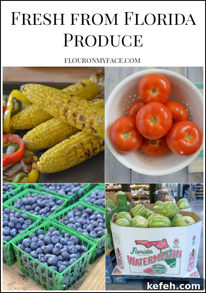 What’s in Season in February: Fresh Produce Guide 15 Fresh from Florida Produce via flouronmyface.com #ad