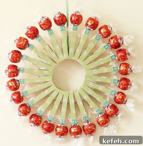25+ New Christmas Advent Calendars to Try This Holiday Season 14 Clothespin Advent Wreath | 25+ MORE Christmas Advent Calendars