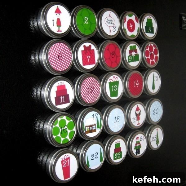 25+ New Christmas Advent Calendars to Try This Holiday Season 5 Magnetic Tin Advent Calendar | 25+ MORE Christmas Advent Calendars