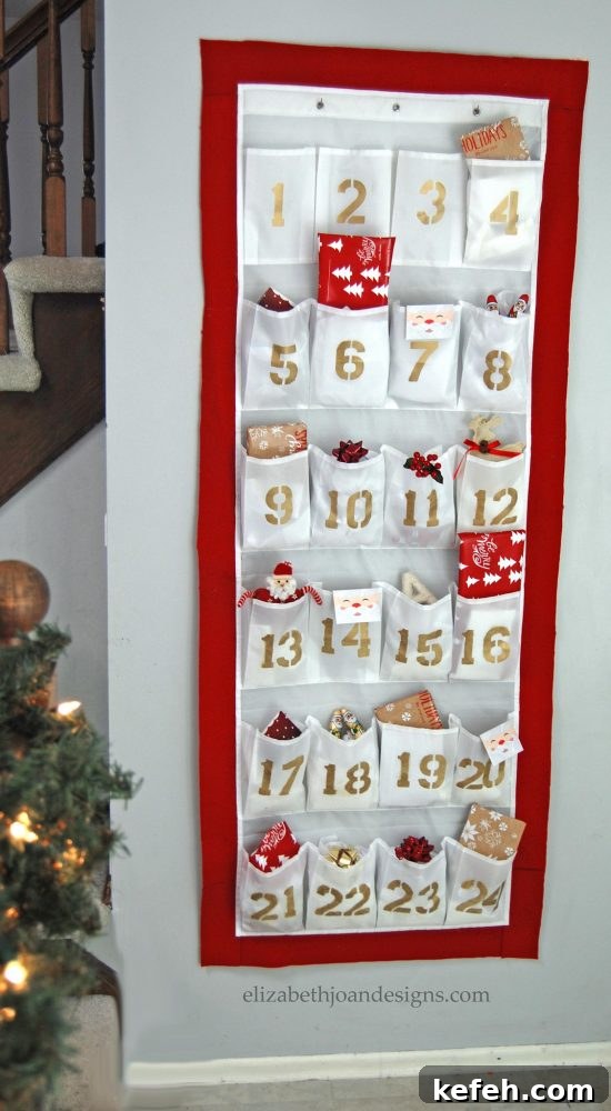 25+ New Christmas Advent Calendars to Try This Holiday Season 9 Shoe Organizer Advent Calendar | 25+ MORE Christmas Advent Calendars