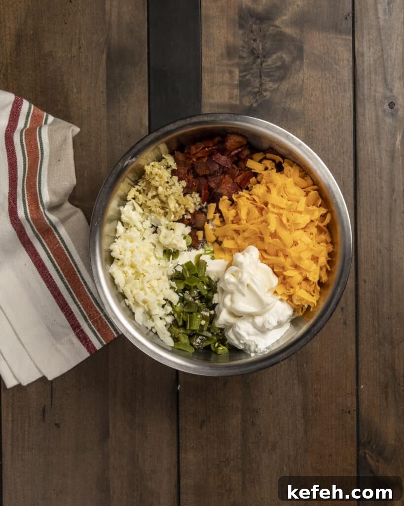Mixing the dip