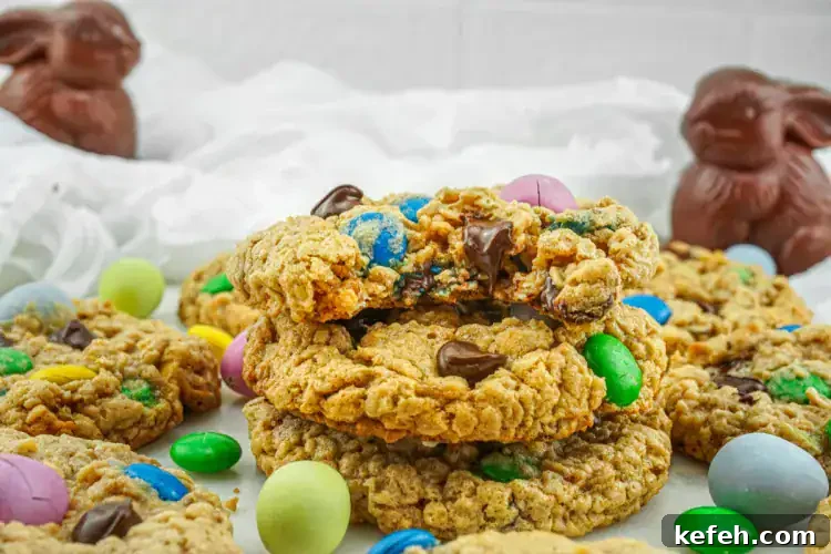 Easter Monster Cookies