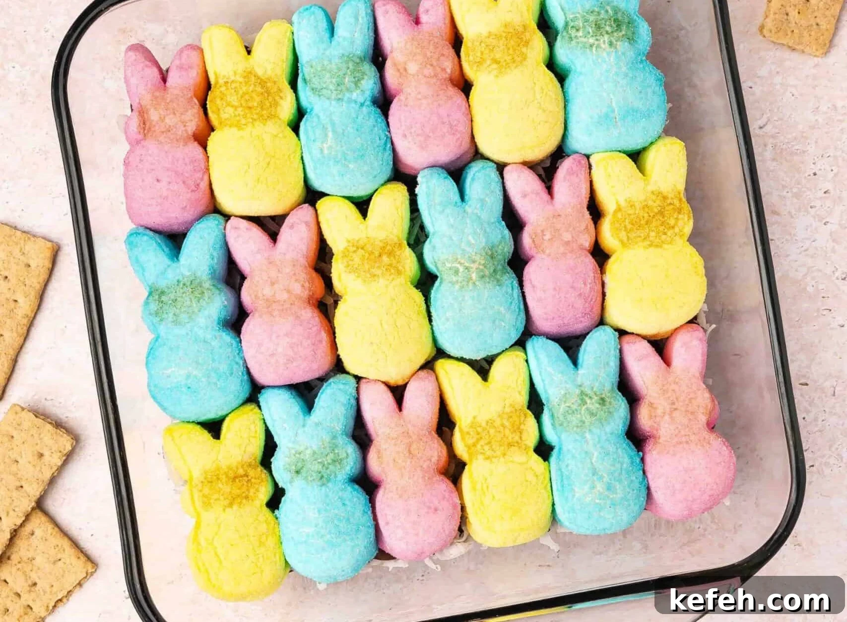 Easter Peeps S'mores Dip