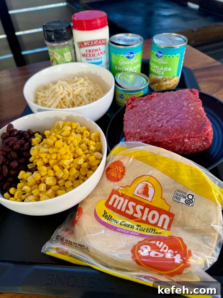 ingredients for the dish