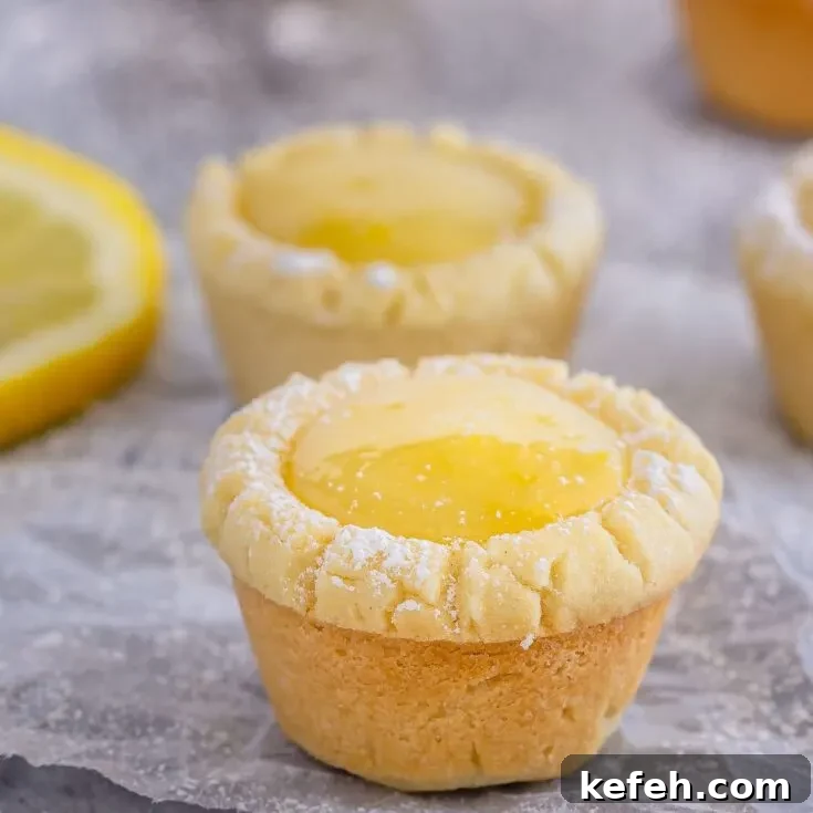Lemon Sugar Cookie Cups