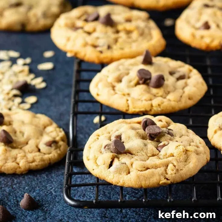 Chewy peanut butter cookies