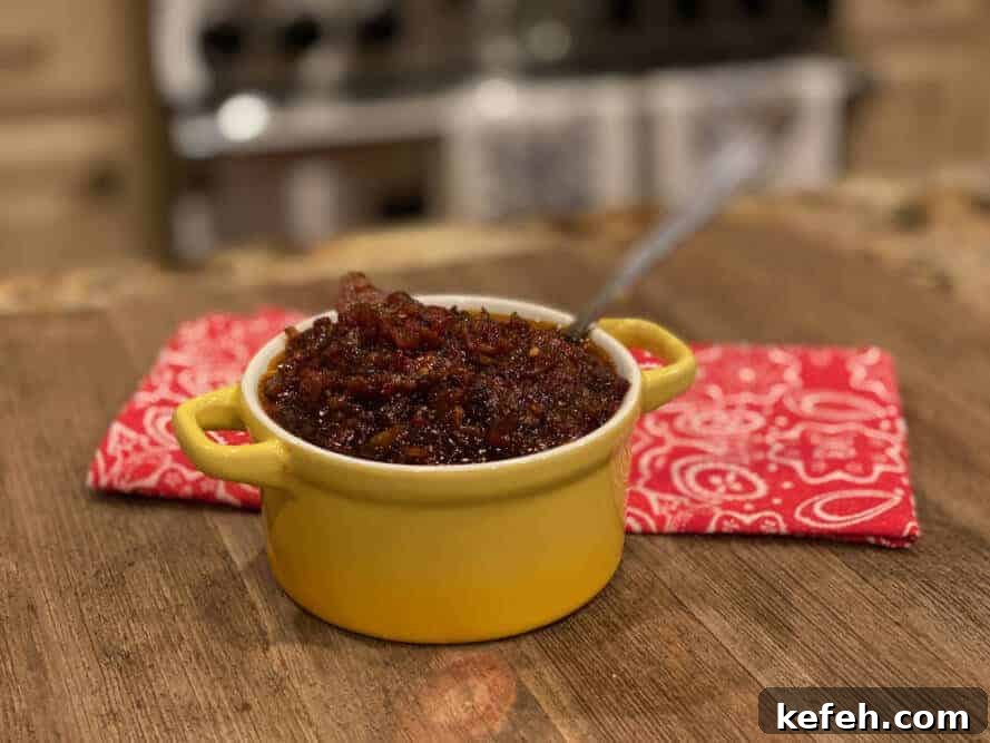 Savory Bacon Jam Recipe for Breakfast, Sandwiches, and Gifts 9 img 45881 8