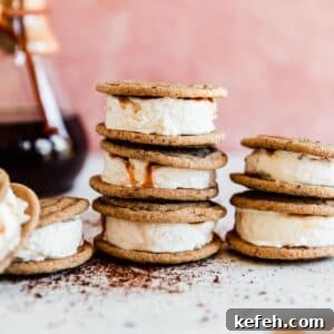 Salted Caramel Coffee Ice Cream Sandwiches Recipe 9 img 48642 8