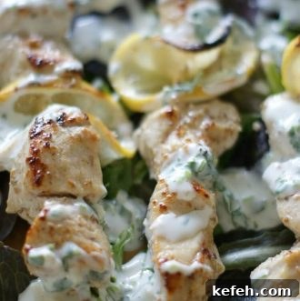 Coriander Chicken Kebabs with Cilantro Kefir Sauce (Low-Carb GAPS) 8 Coriander Chicken Kebabs with Cilantro Kefir Sauce - Tender and juicy, these oven-baked Coriander Chicken Kebabs are perfect on a bed of rice (or greens for low-carb) and topped with Cilantro Kefir Sauce for extra probiotics and flavor. Gluten Free | Primal | Cultured | GAPS diet