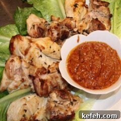 lemon chicken with satay sauce