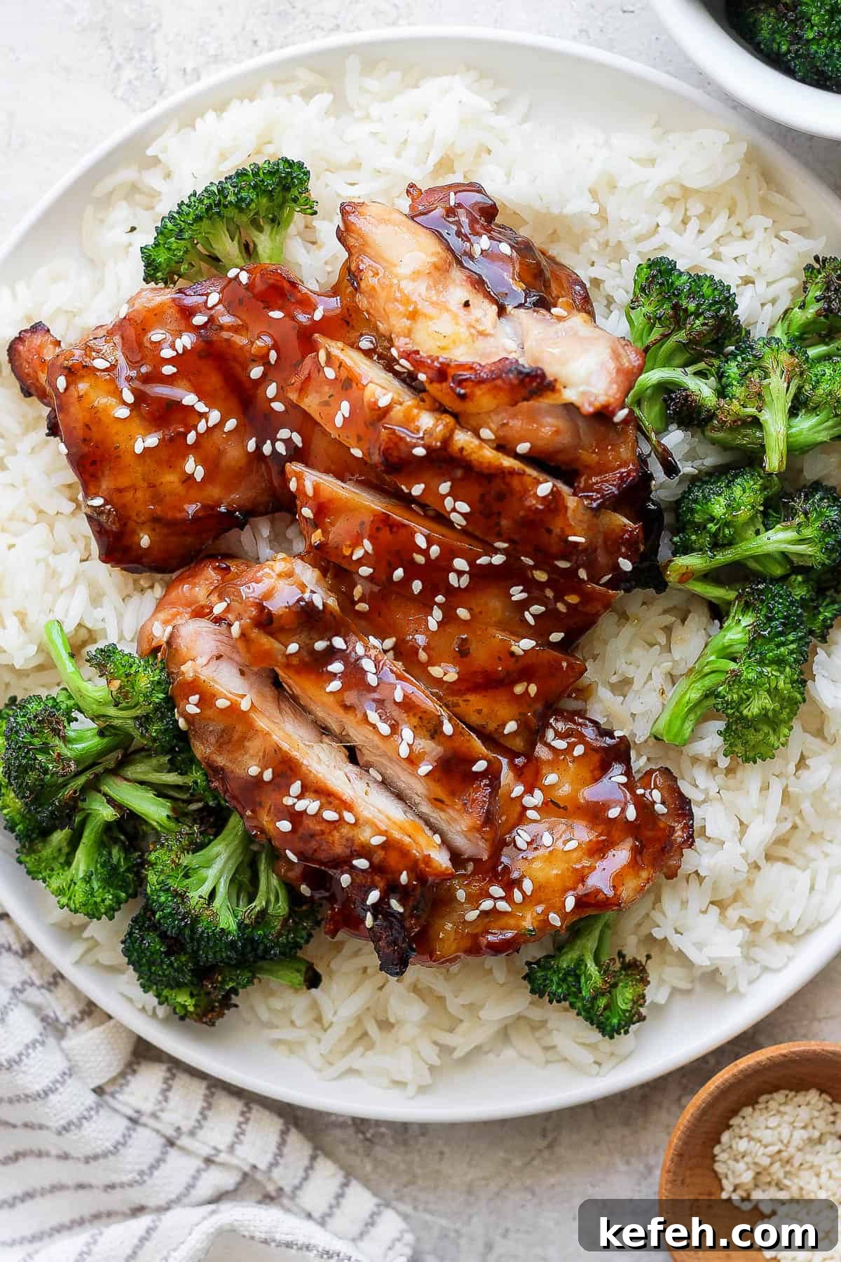 Sticky Grilled Teriyaki Chicken with Charred Scallions 2 The best recipe for grilled teriyaki chicken.