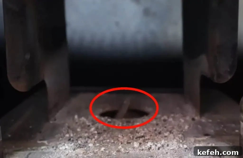 the louver inside the smoke box