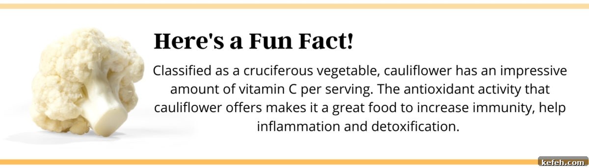 cauliflower banner fun fact