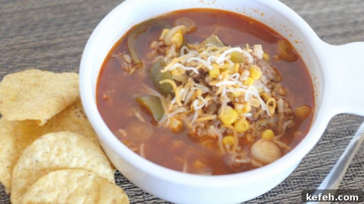Image for Slow Cooker Stuffed Pepper Soup