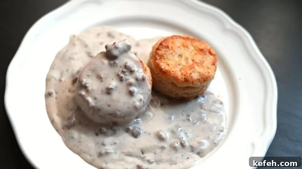 biscuits and gravy