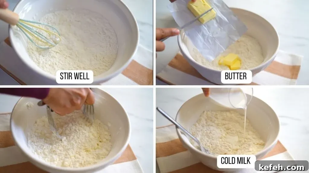 ingredients for making homemade biscuits