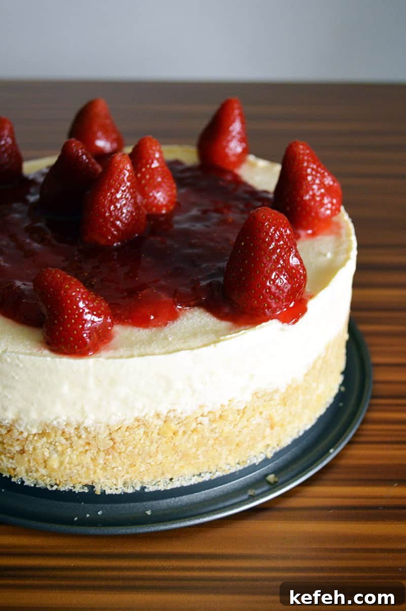 strawberry cheesecake ice cream cake recipe