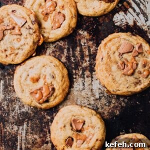 Toffee & Milk Chocolate Chip Cookies