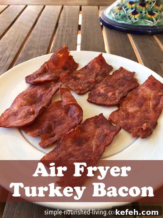 Air Fryer Turkey Bacon - Weight Watchers Friendly Recipe