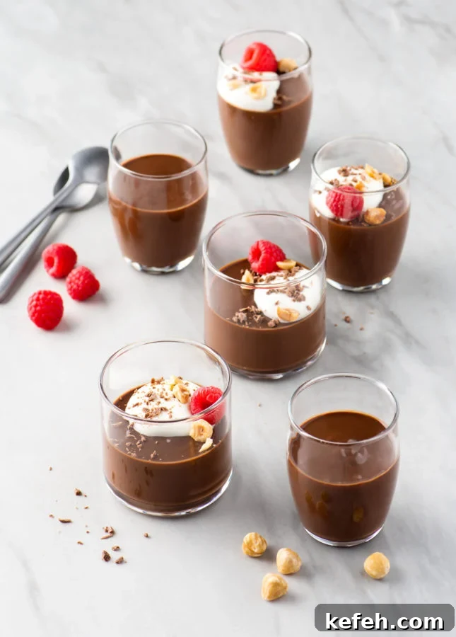 Chocolate and Hazelnut Pots de Crème // FoodNouveau.com
