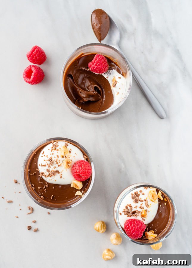 Chocolate and Hazelnut Pots de Crème // FoodNouveau.com