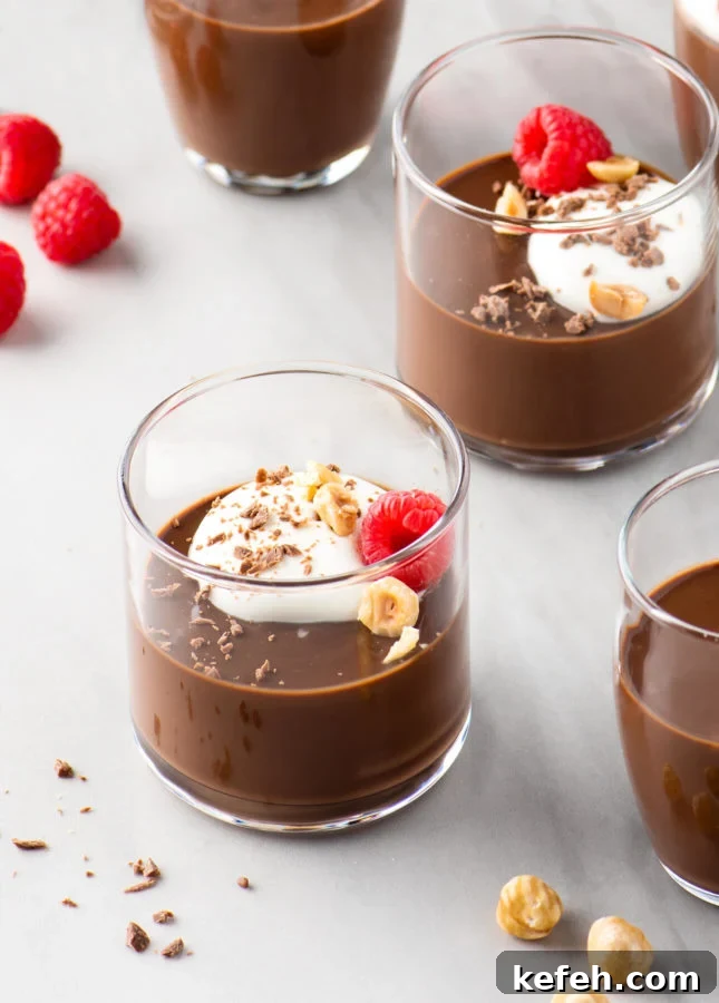 Chocolate and Hazelnut Pots de Crème // FoodNouveau.com