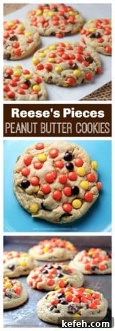 soft-batch peanut butter cookie recipe reese's pieces